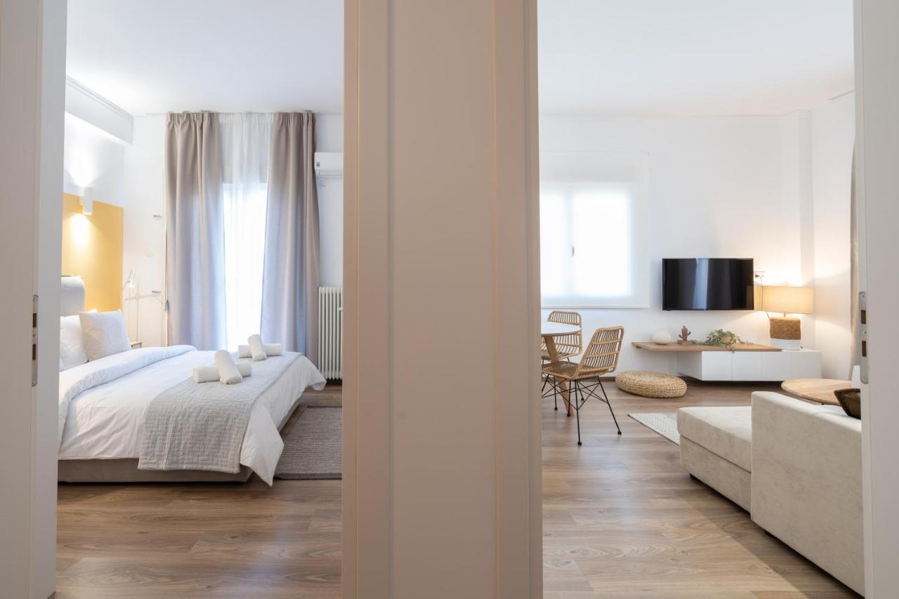 Urban Boho Apartment In Koukaki Athen Exterior foto